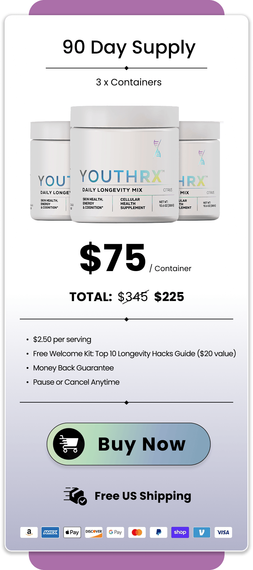 YouthRX Affiliate Offer (90 Day)