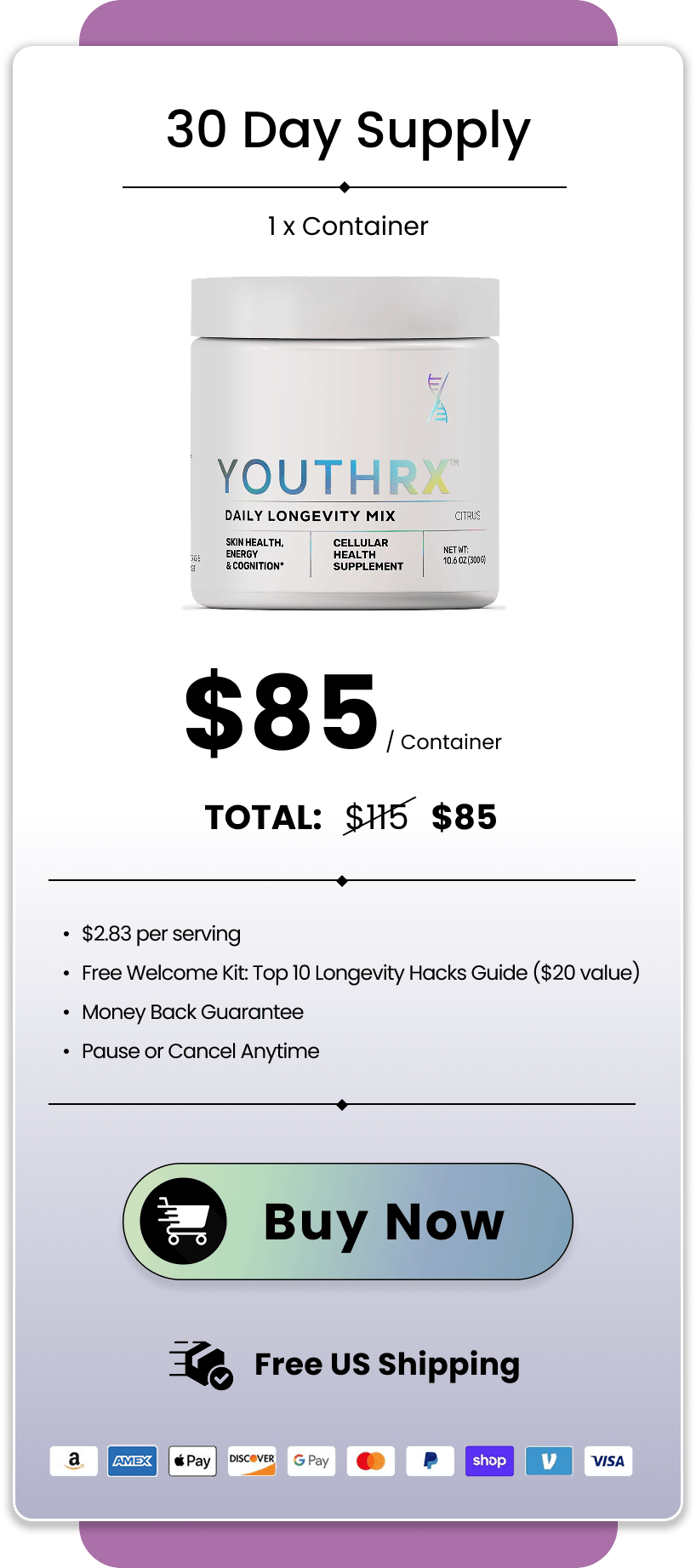 YouthRX Affiliate Offer (30 Day)