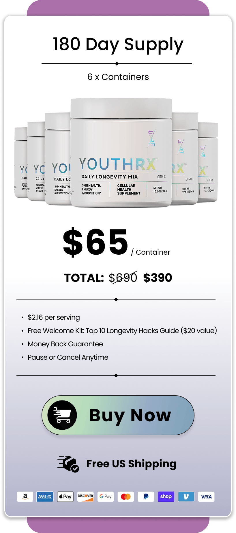 YouthRX Affiliate Offer (180 Day)